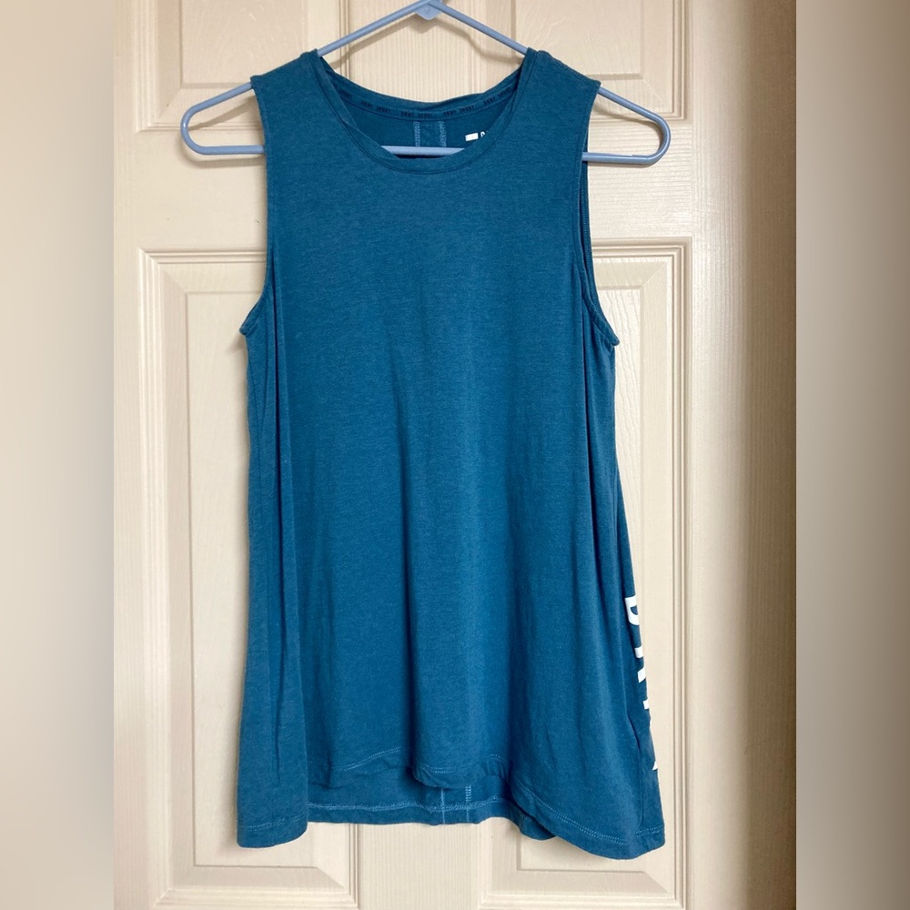 Womens DKNY Sport Blue Tunic Tank Top size Small